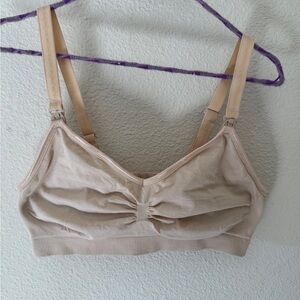 Beige Women's Nursing Bra